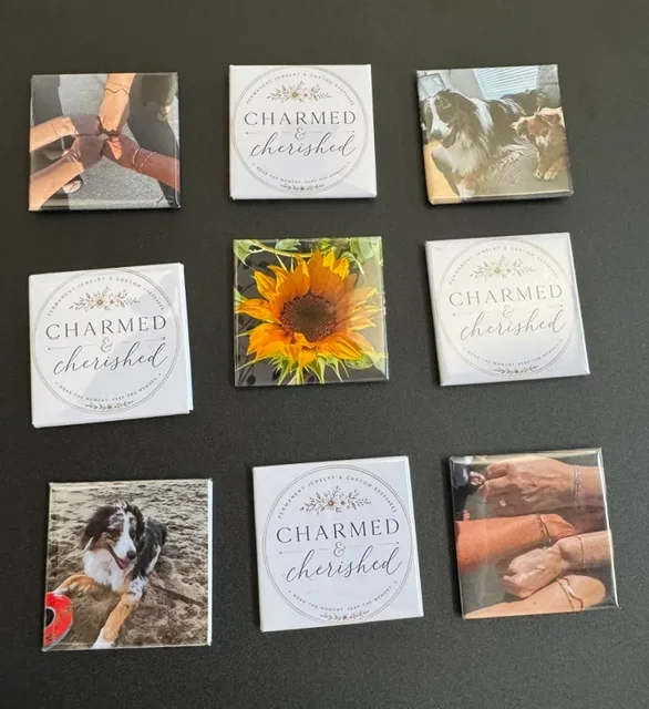9 - nine custom magnets